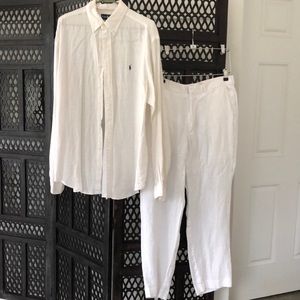 BEAUTIFUL, Men’s Ralph Lauren Linen Oxford/Pants